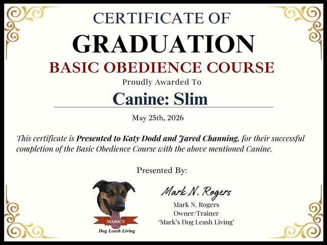 000 Slim Graduation Cert 1